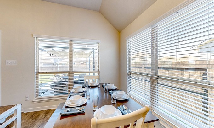 College Station House | Enchanting Home with Enclosed Yard & Al Fresco Dining