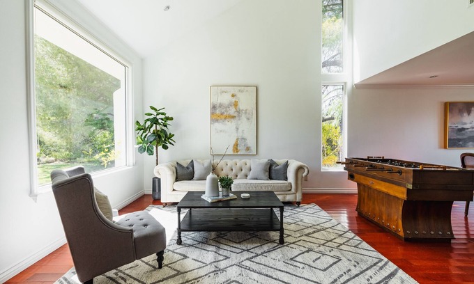 Woodland Hills House | Serene Home with Ocean Views & Inviting Salt Water Pool