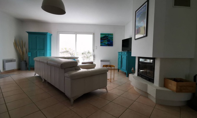 La Bree-les-Bains House | Inviting 4-Bedroom House with Ocean Views in La Bree les Bains