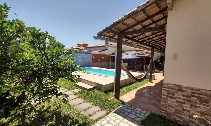 Unamar House | Idyllic House with Pool Steps from the Beachfront