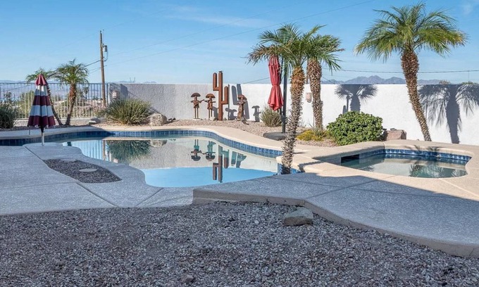 Lake Havasu City House | Idyllic Lake Havasu Retreat with Pool and Mountain Views