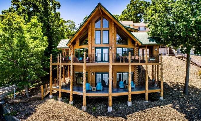 Sunrise Beach House | Scenic Lakefront Lodge with Private Dock and Fantastic Views