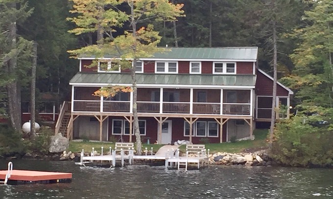 Bridgton House | Idyllic Lakefront Retreat: 6-Bedroom Home on Highland Lake