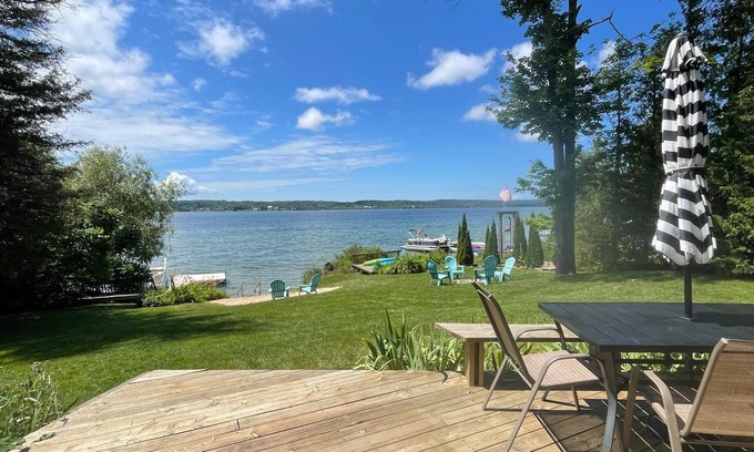 Traverse City Cottage | Picturesque Lakefront Cottage on South Lake Leelanau