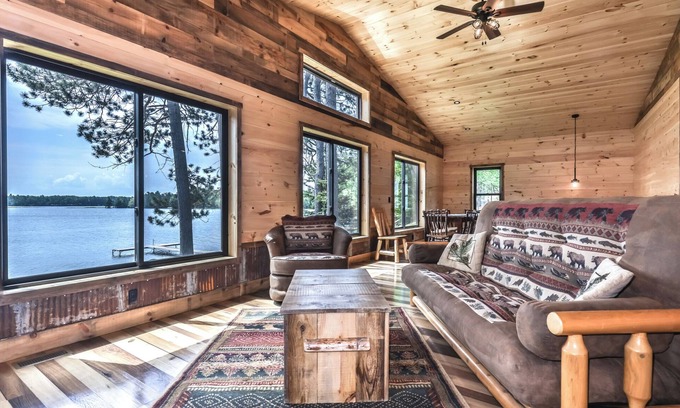 St Germain Cabin | Idyllic Lakeside Cottage with Dock and Family-Friendly Amenities