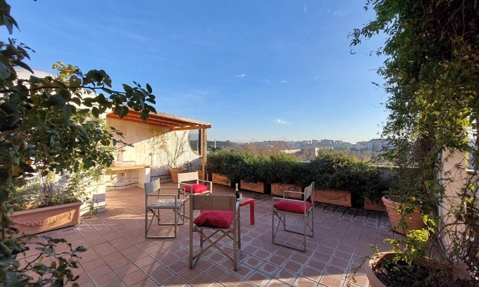 Tor di Quinto Apartment | Stylish Loft in Ponte Milvio with Terrace and Dining