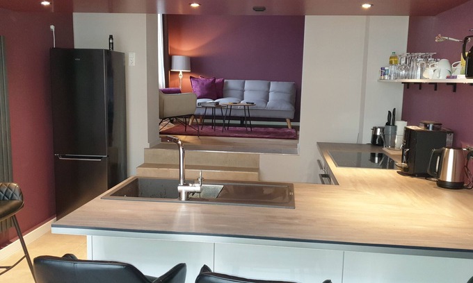 Loebtau Apartment | Stylish Loft Retreat with Free Parking & Pet-Friendly Perks
