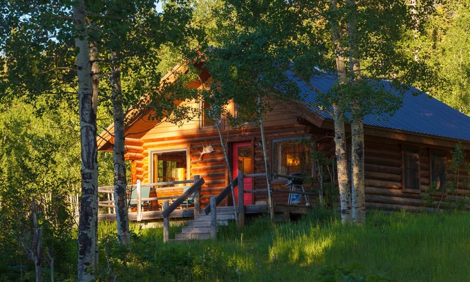 Wilson Cabin | Idyllic Log Cabin Retreat at Historic Trail Creek Ranch