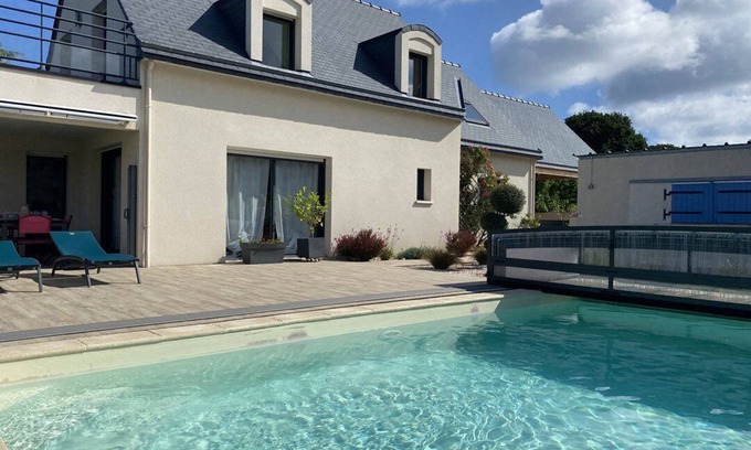Erquy House | Modern Coastal Retreat in Erquy with Private Pool