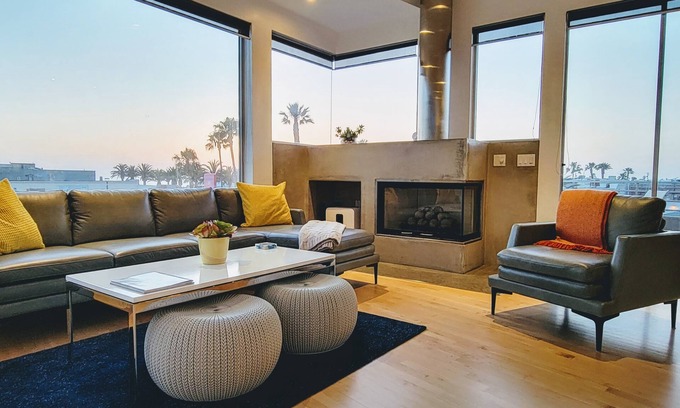 Hermosa Beach House | Modern Beach Home with Ocean View and Spa Amenities