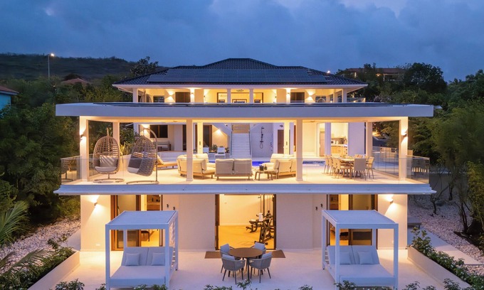 St. Marie Villa | Oceanfront Villa with Private Pool & Spacious Terrace