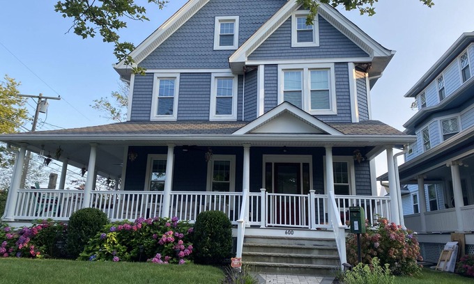 Asbury Park House | Modern Victorian Oasis with Private Saltwater Pool & Ocean View