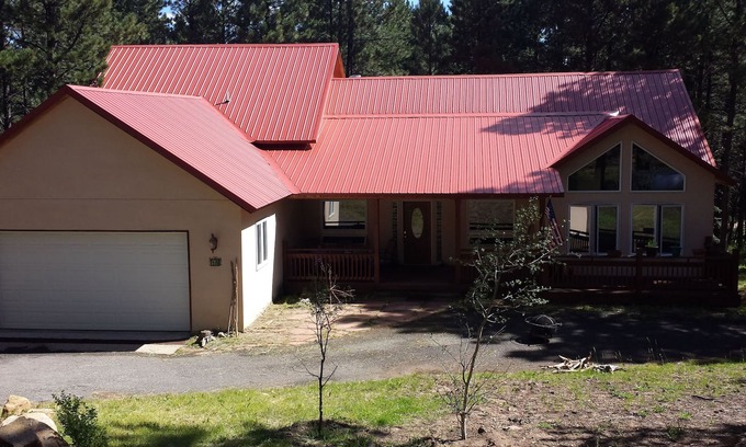 Angel Fire House | Enchanting Mountain Home with Lake Views and Spa Access