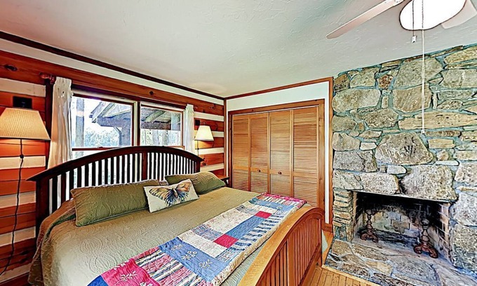 Leicester House | Serene Mystic Valley Cabin on 15 Acres with Lush Views