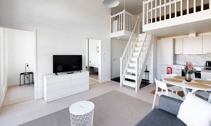 Tampere Apartment | Stylish 1BR Loft Apt in Amuri with Family-Friendly Amenities