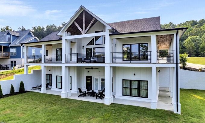 Crane Hill House | Inviting Lake View Retreat with Private Dock and Pool