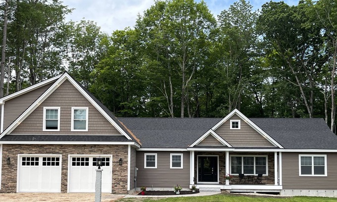 Windham House | New Home with Ocean View at Gateway to Lake Region