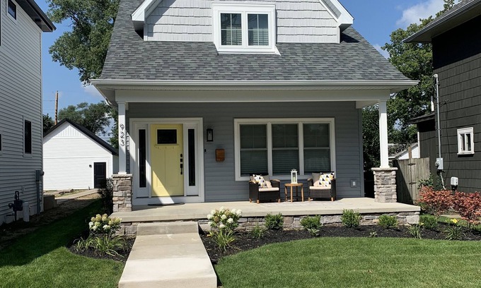 Northeast South Bend House | New Home Steps from Notre Dame with Ocean View & Spa