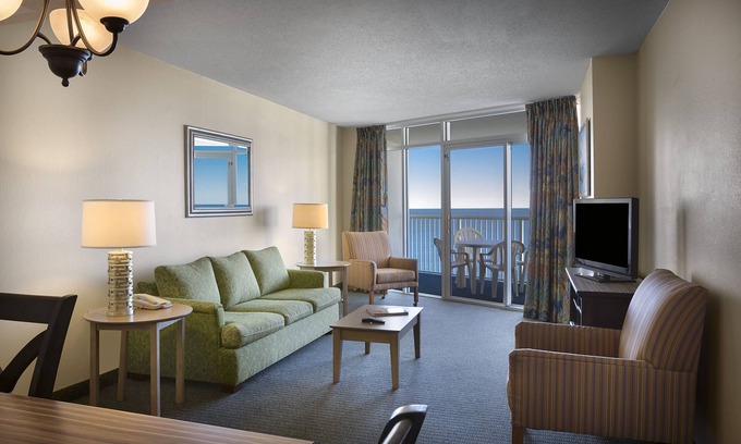 Arcadian Shores Resort | Oceanfront 2 Bedroom Condo with Pool and Spa Amenities
