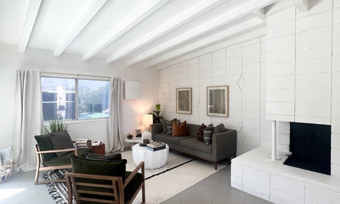 Palm Springs House | Inviting Palm Springs Retreat with Pool and Mountain Views