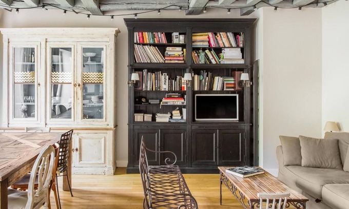 5th Arrondissement Apartment | Bright Parisian Apartment with Spa and Hot Tub Amenities