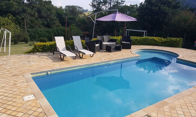 Atibaia House | Beautiful place in Atibaia with swimming pool with hydro and mini soccer field