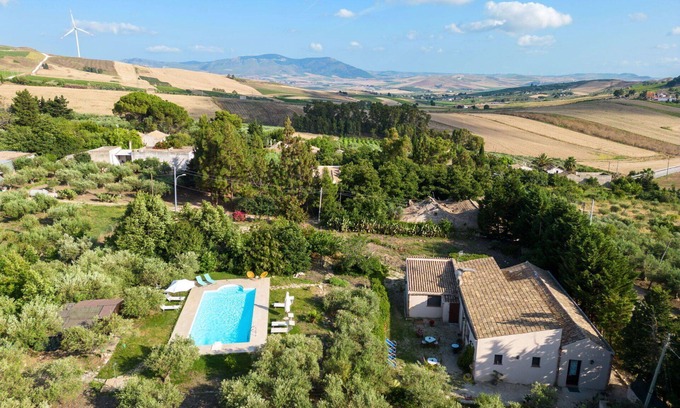 Buseto Palizzolo Villa | Inviting Villa for 10 with Pool, Ocean View & Pet Friendly