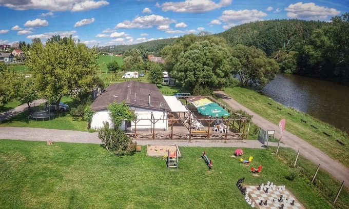 Tyn nad Vltavou House | Cozy Private Villa for 4 with WIFI, Terrace & Pet-Friendly