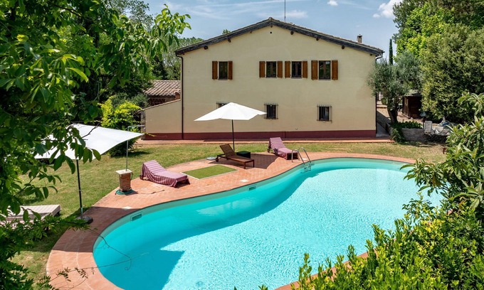 Monteriggioni House | Beautiful private villa for 8 guests with WIFI, private pool and TV, close to Siena