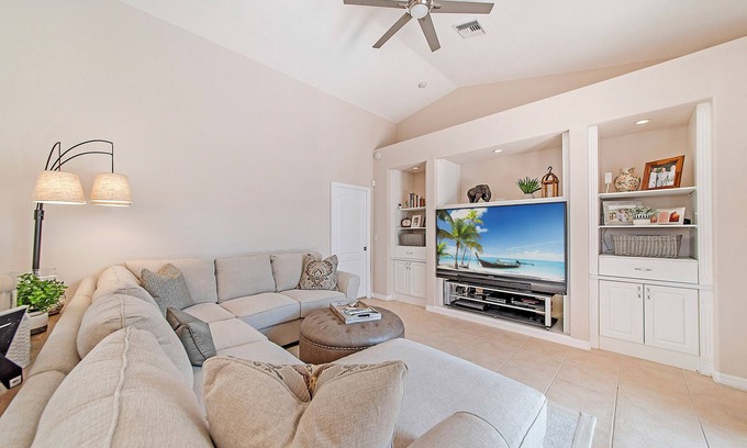 Central Naples House | Private & Secluded Pool Home with Ocean Views in Briarwood