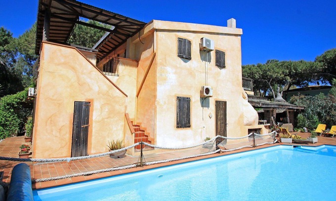 San Pietro a Mare Villa | Cozy Private Villa with Pool, Ocean View & Pet-Friendly