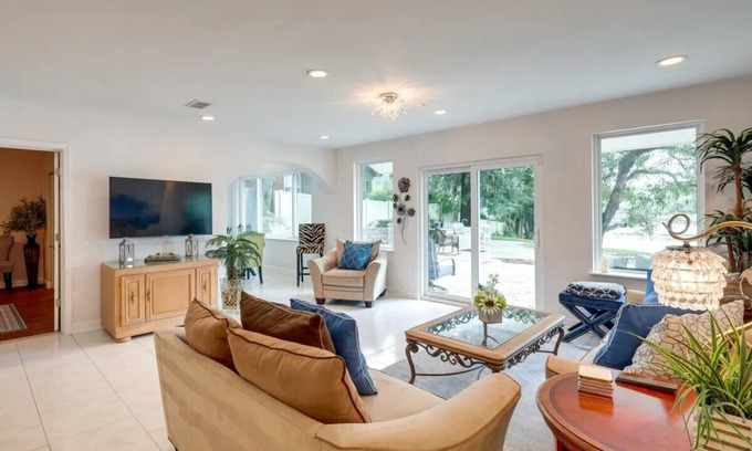 Jacksonville House | Serene Waterfront Retreat with Spa and Family Amenities
