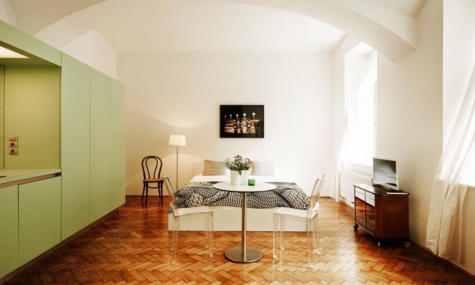 Neubau Apartment | Tranquil Architect-Designed Apartment Near City Center