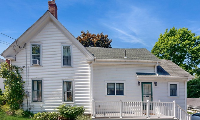 Wiscasset House | River-View Retreat with Pool & Steps to Main Street