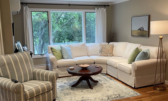 Mashpee House | Idyllic Riverview Townhome with Pool and Ocean Views