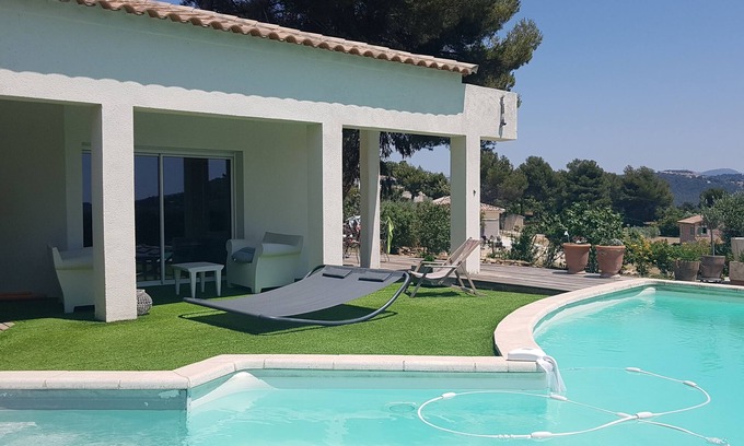 La Cadiere-d'Azur House | Ocean View Loft with Private Pool & Spa - Guest Rated 10/10