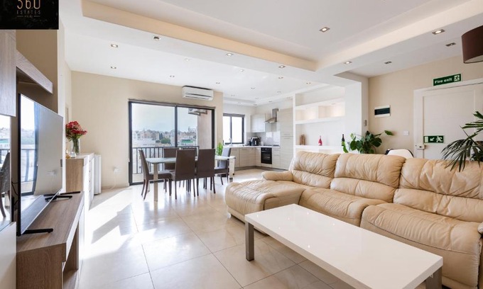 Tal-Ghoqod Apartment | Inviting 3BR Home with Private Balcony at 360 Estates
