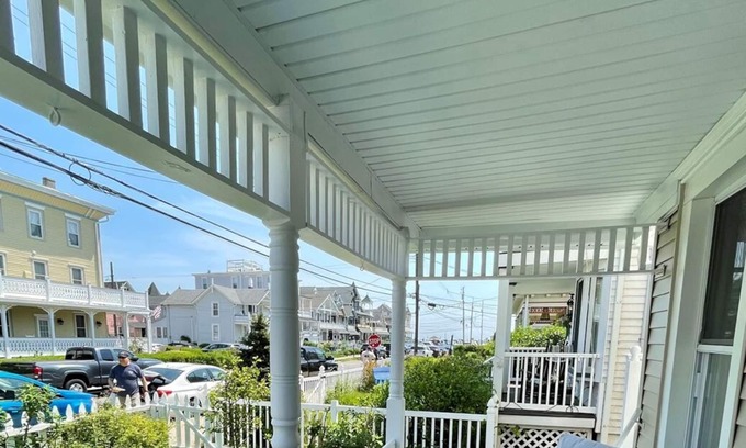 Ocean Grove Apartment | Updated Victorian Retreat Steps from the Beach with Ocean Views