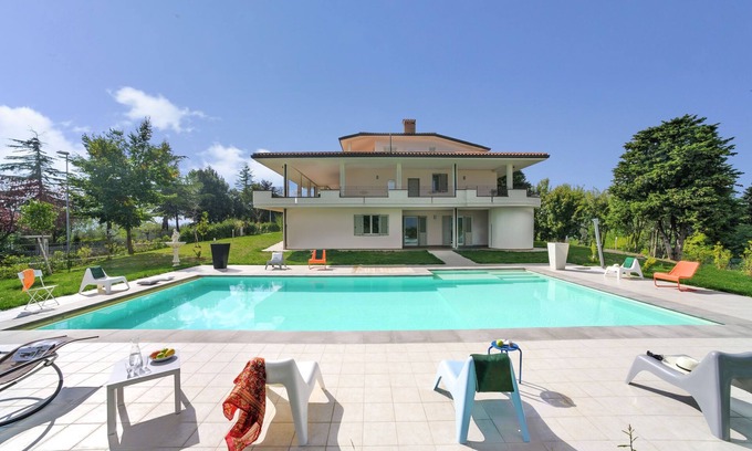 Tavullia Apartment | Belvilla by OYO Panorama: Family-Friendly Retreat with Pool