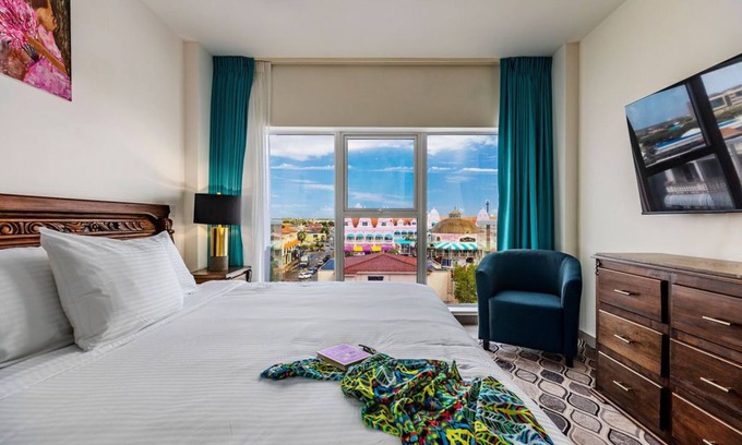 Oranjestad Condo | Serene Studio with Ocean Views in Oranjestad