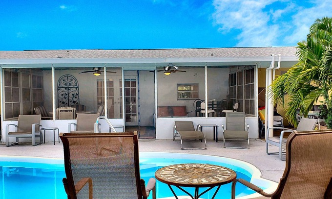 North Palm Beach House | Inviting Suite with Heated Pool, Steps from the Beach