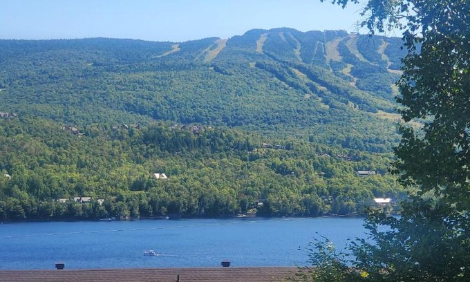 Mont-Tremblant Apartment | Inviting Suite with Breathtaking Mountain Views & Pet-Friendly