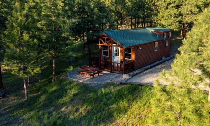 Florence Cabin | Pet-Friendly Tiny Home with Lolo Peak Views in Bitterroot