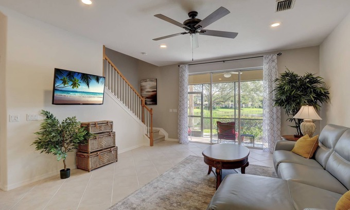 Fort Myers House | Elegant Townhome with Oceanfront Views and Top Amenities