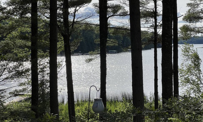 Sayner Cabin | Guest Rated 10/10: Lake View Two Bedroom Cabin on Plum Lake