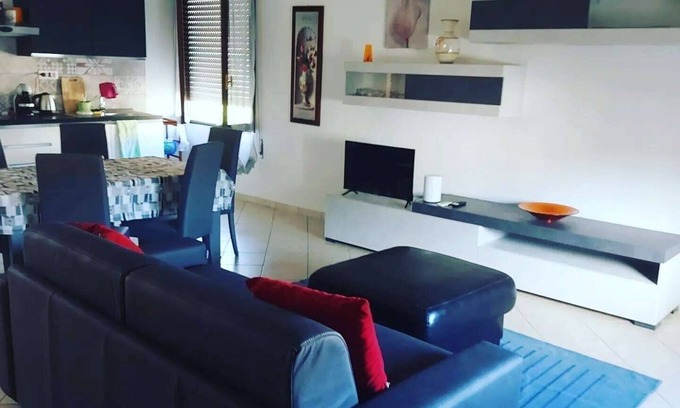 Assemini Apartment | Bright Two-Room Apartment with Terrace & Family Amenities