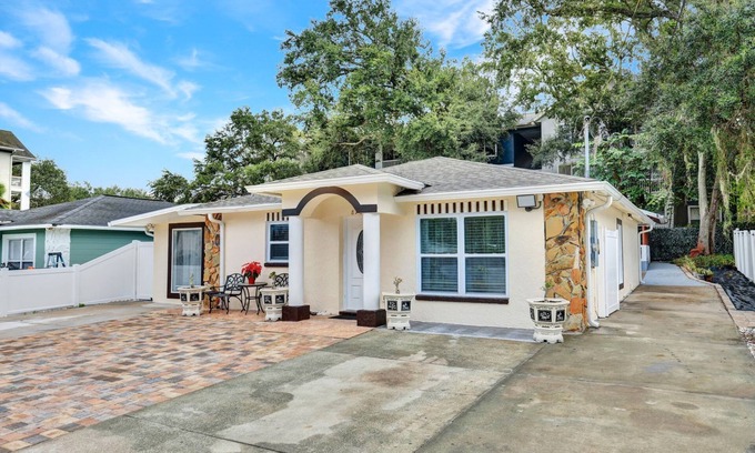 Temple Crest House | Tranquil Vacation Home with Hot Tub Near Busch Gardens
