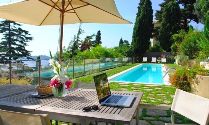 Beaulieu-sur-Mer Villa | Gorgeous Villa with Pool & Ocean View, Steps from the Sea