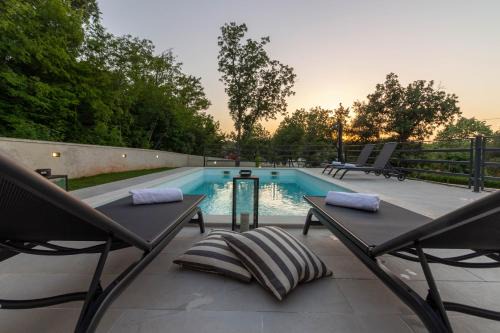 Pavicini Villa | Elegant Villa Foska with Private Pool Steps from the Beach
