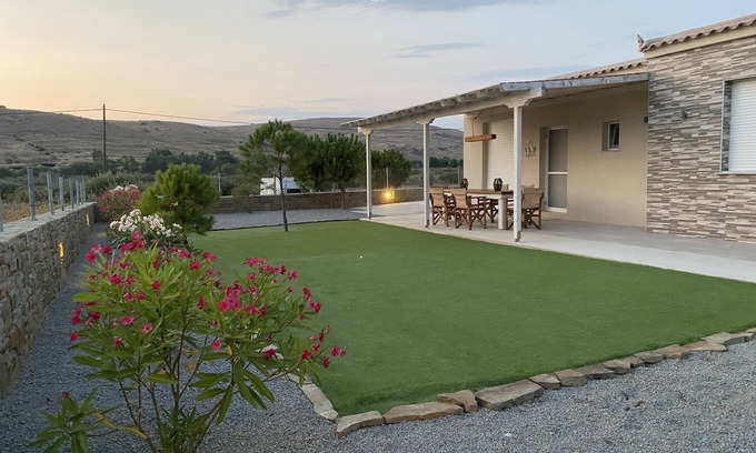 Lemnos Villa | Cozy Villa Steps from the Beach with Oceanfront Views